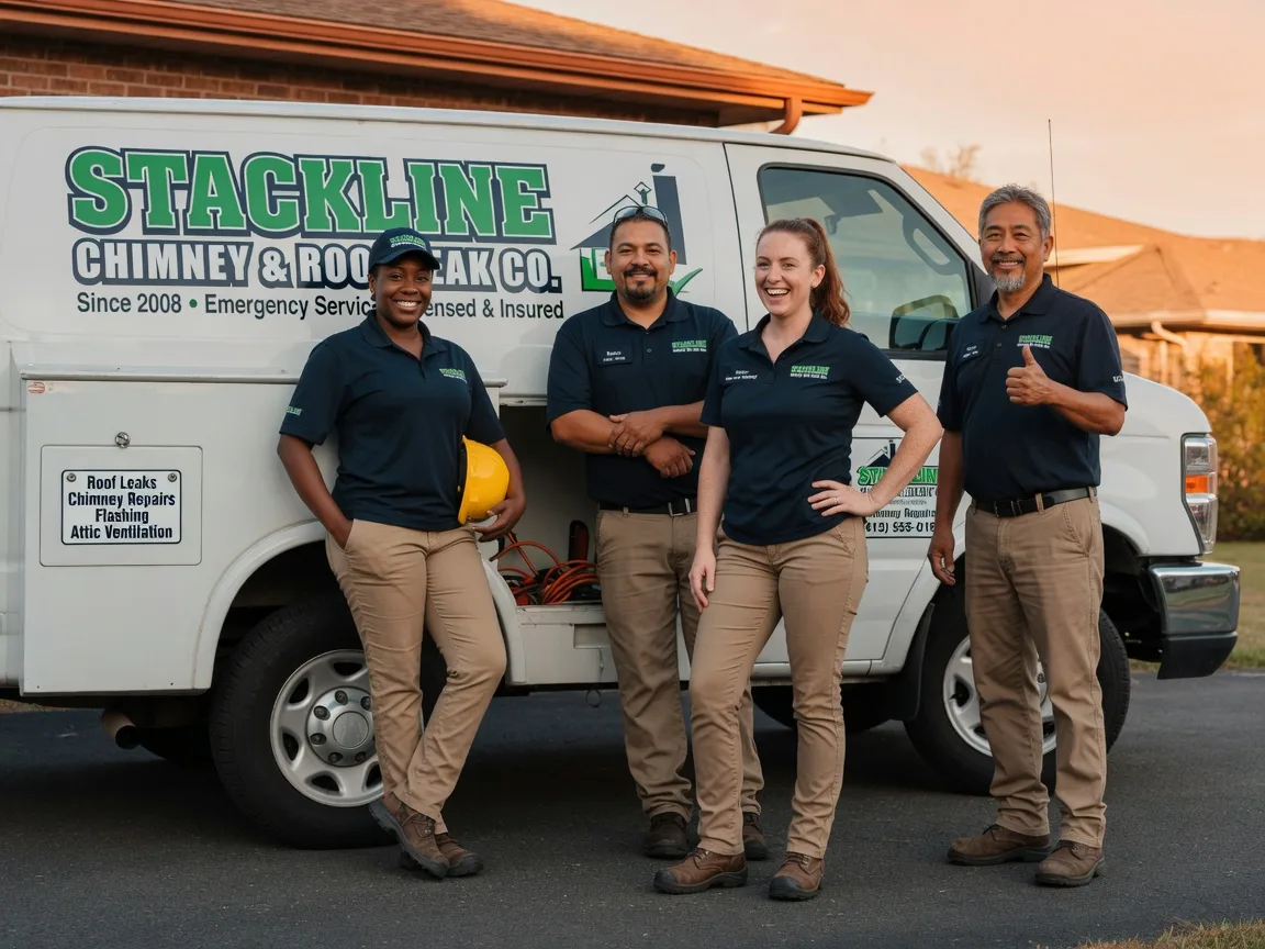 Chimney flashing repair company in Wilburton, OK